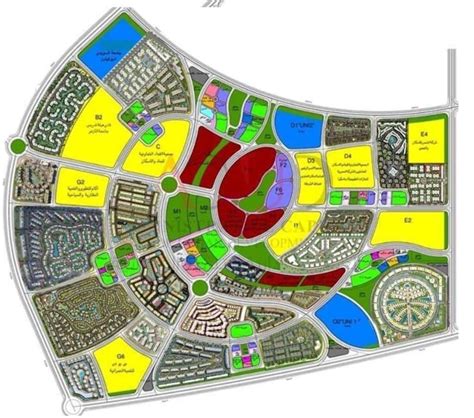 خريطة العاصمة الادارية الجديدة dwg
